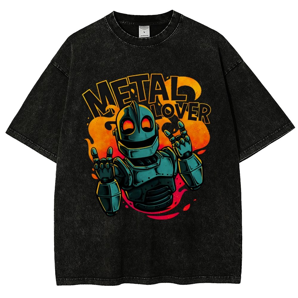 Giant Metal Lover Vintage Distressed T-shirt