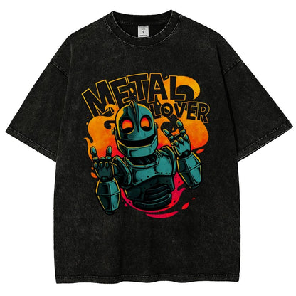 Giant Metal Lover Vintage Distressed T-shirt