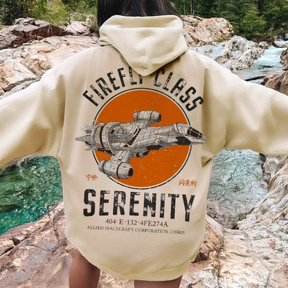 Retro Smugglers Nerdy Printed Back Cotton Hoodie