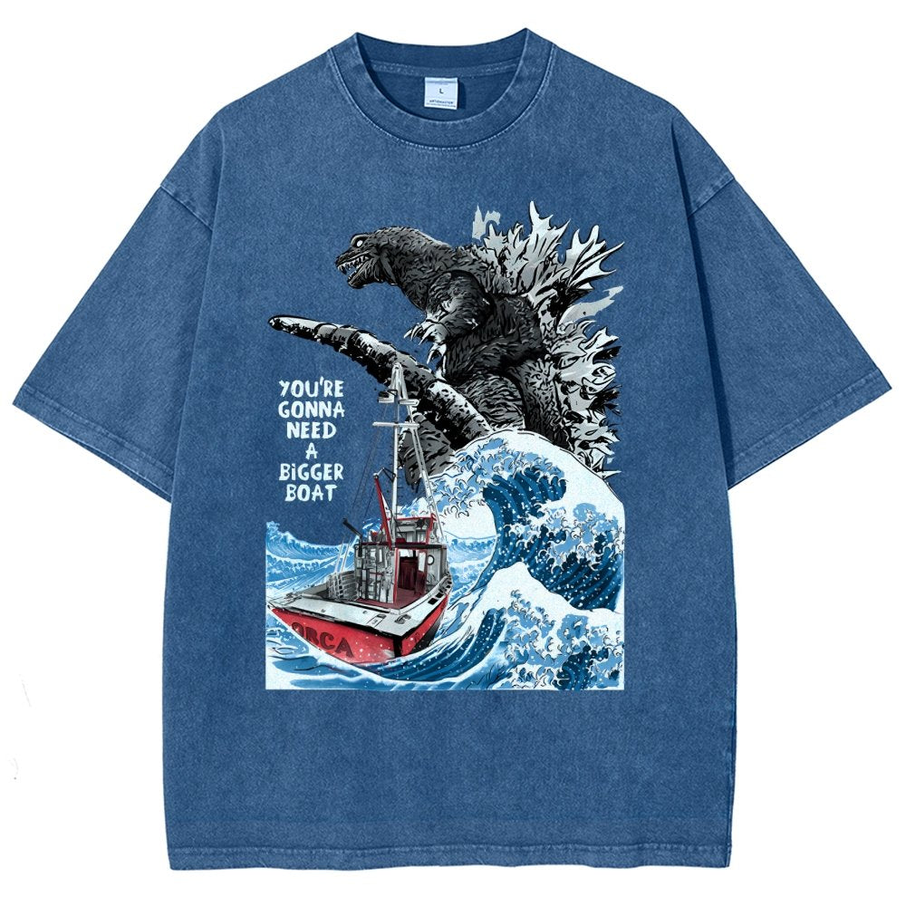 You need a bigger boat Funny Vintage Distressed T-shirt