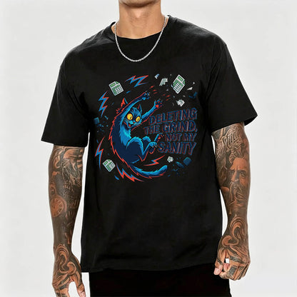 Grinding Cat T-Shirt