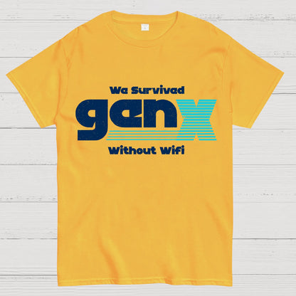 We Survived Without Wifi Geek T-Shirt