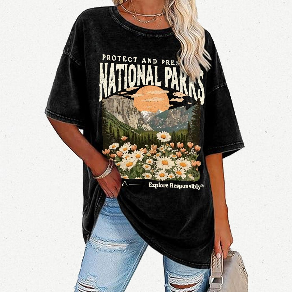 National Parks Vintage Distressed T-shirt