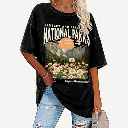 National Parks Vintage Distressed T-shirt