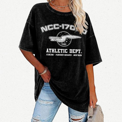 Space Athletic A New Generations Vintage Distressed T-shirt