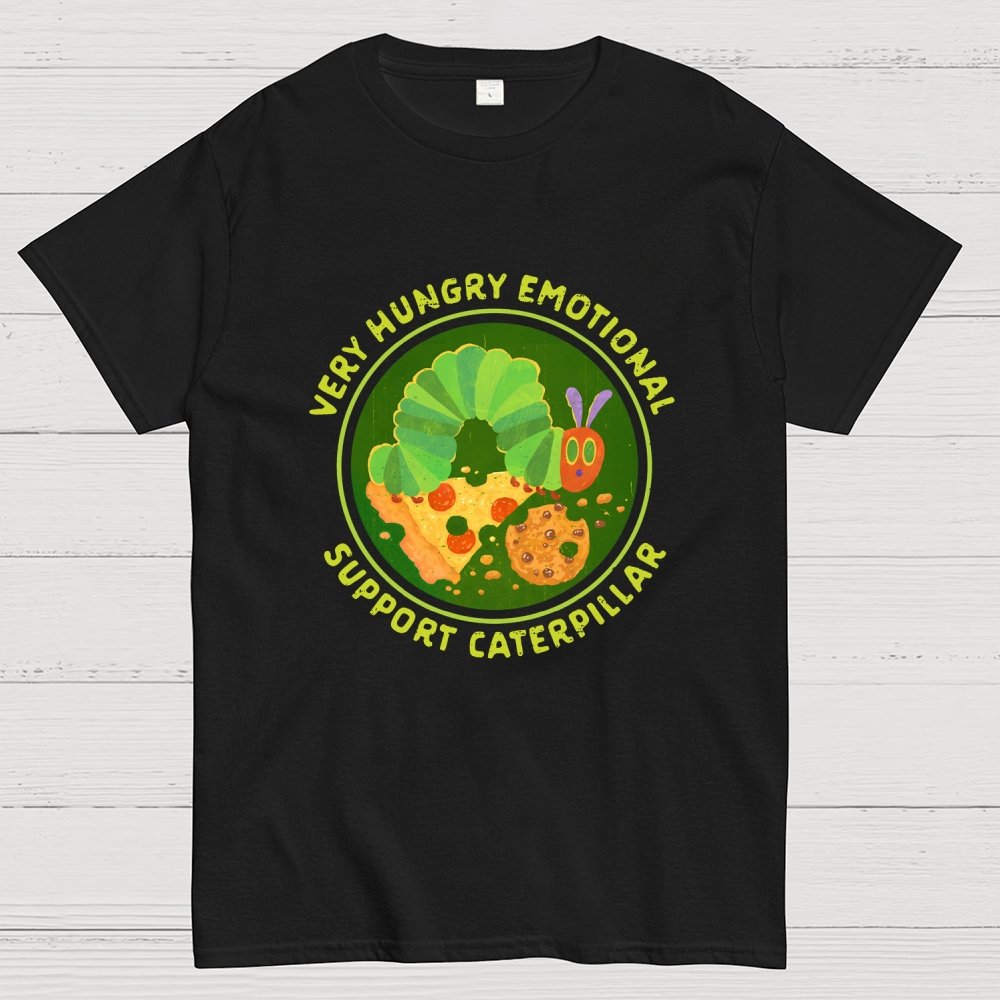 Emotional Support Caterpillar Geek T-Shirt