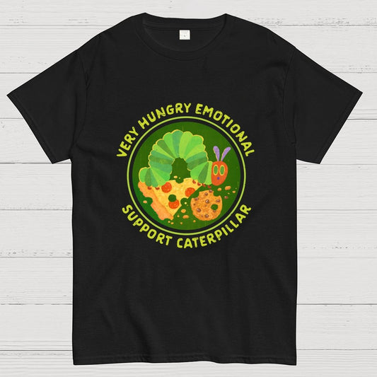 Emotional Support Caterpillar Geek T-Shirt