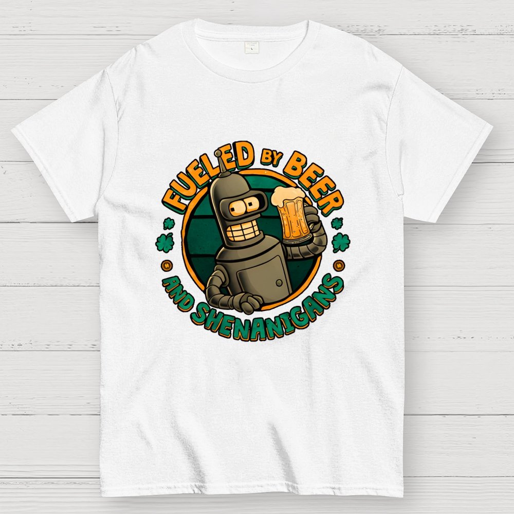 Fueled By Beer Geek T-Shirt