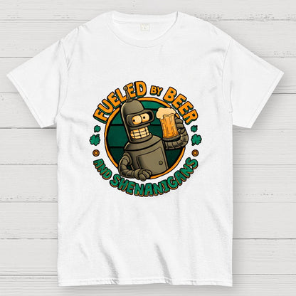 Fueled By Beer Geek T-Shirt
