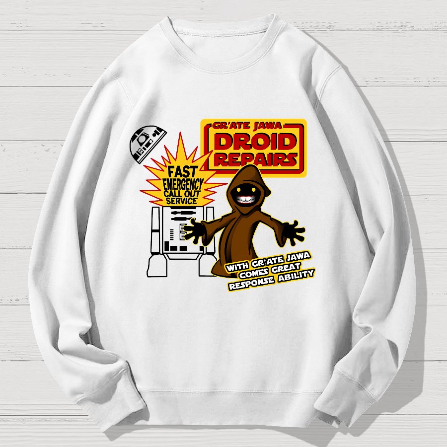 Robot Maintenance Geek Cotton Sweatshirt