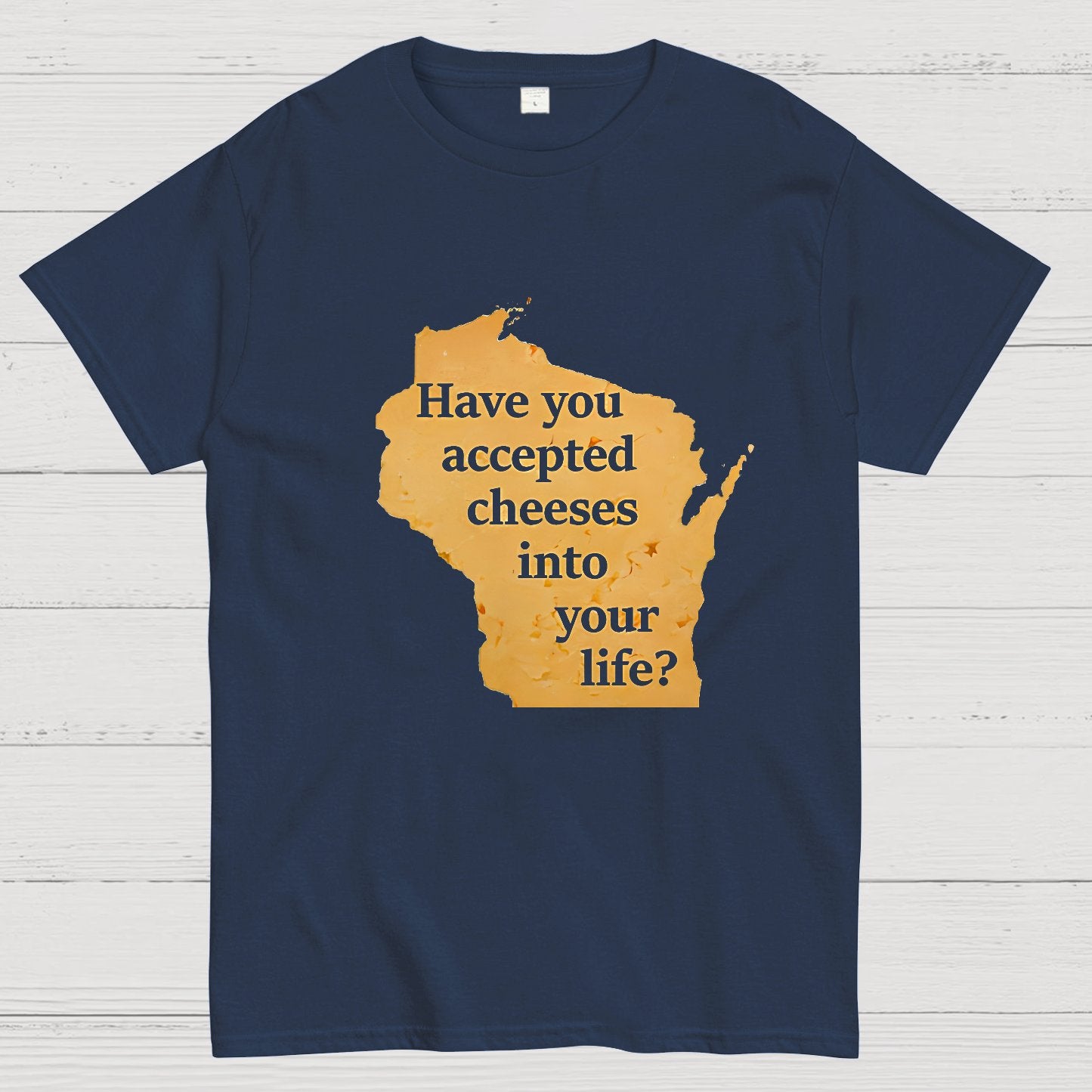 Wisconsin Cheese Pun Geeky T-Shirt