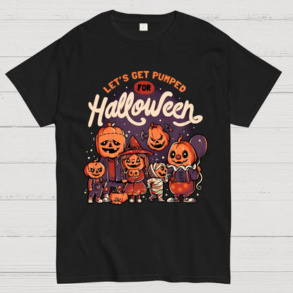 Pumped for Halloween - Cute Pumpkin Geek T-Shirt