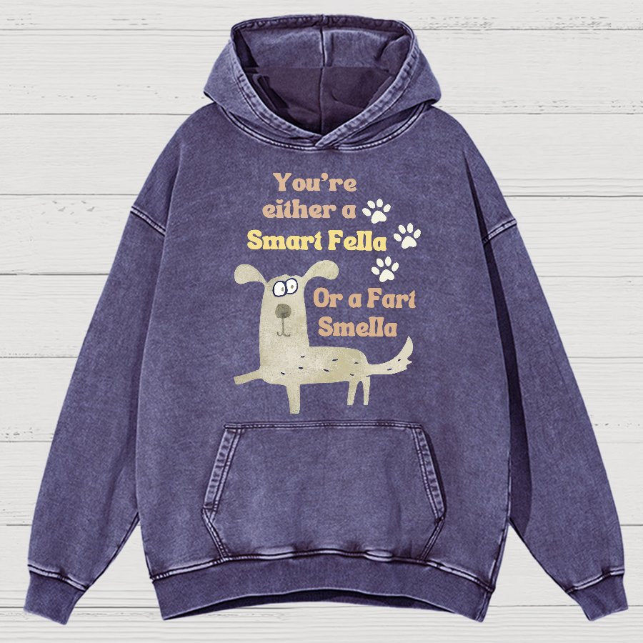 Funny Dog Puns Vintage Distressed Hoodie