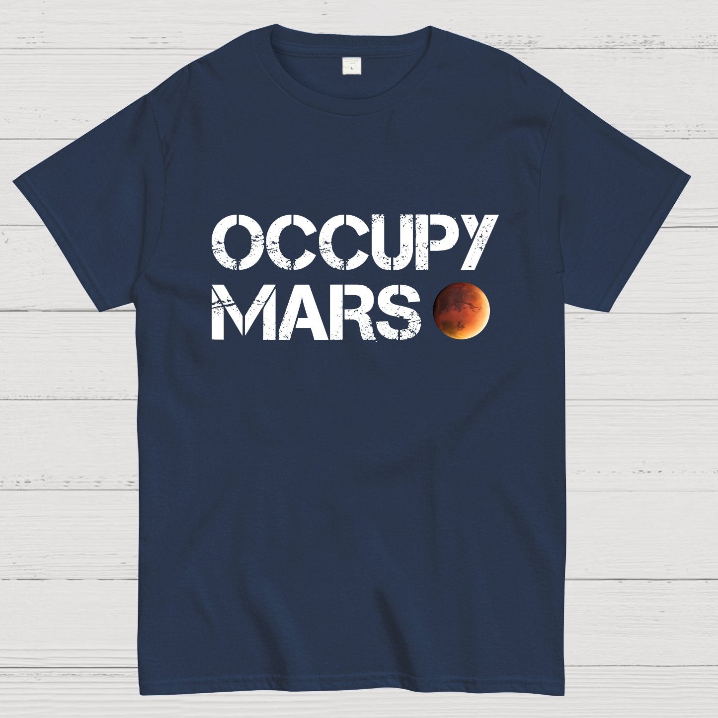 Occupy Mars Nerdy T-Shirt