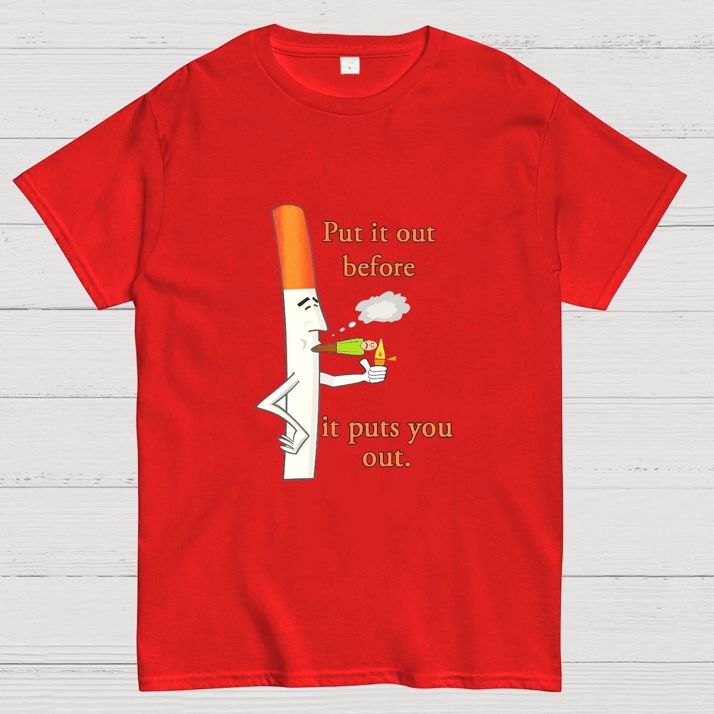 Put It Out Before It Puts You Out Geeky T-Shirt