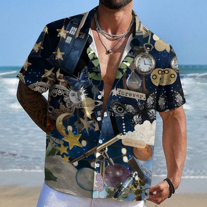 Time And Relative Dimension In Space Geek Hawaiian Shirt