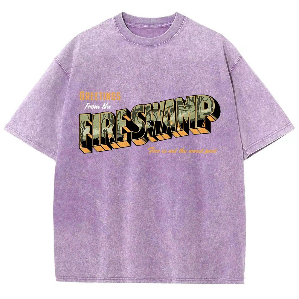 Greetings From The Mystic Swamp Vintage Distressed T-shirt