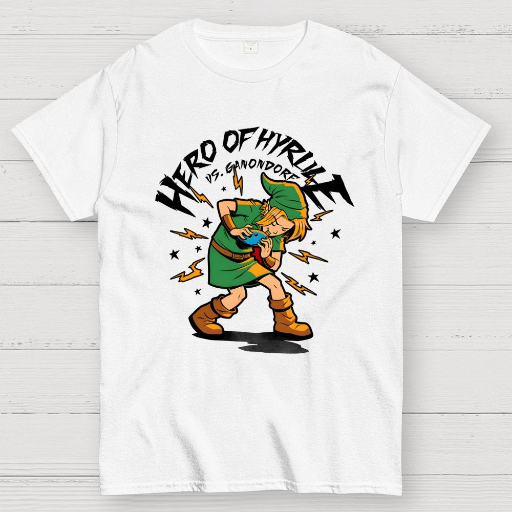 Hero Game Music Comic Geek T-Shirt
