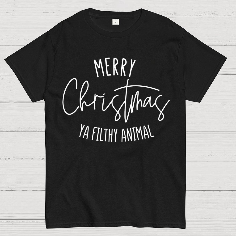 Merry Christmas Ya Filthy Animal Geek T-Shirt