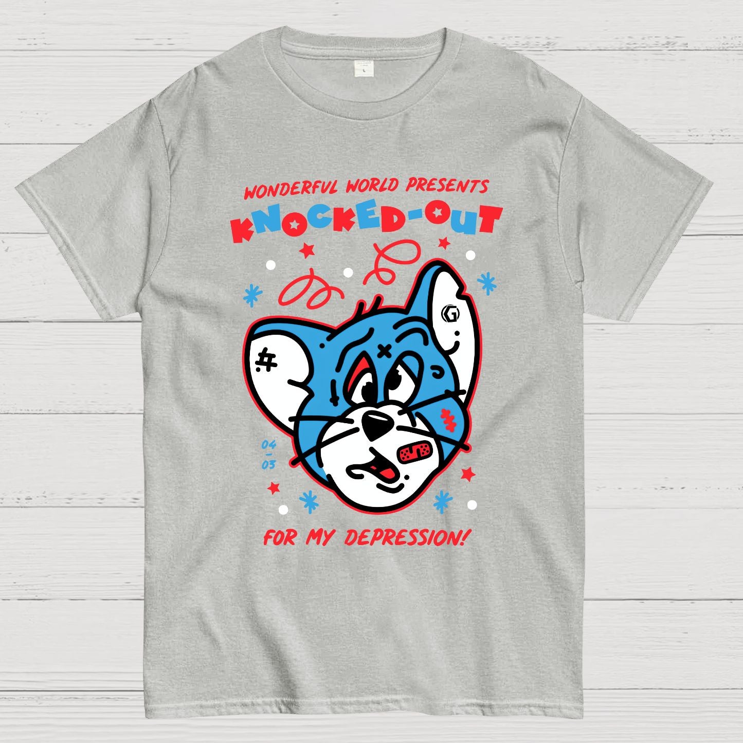 knocked-out. Sarcasm Geek T-Shirt
