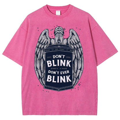 Don't Blink Vintage Distressed T-shirt