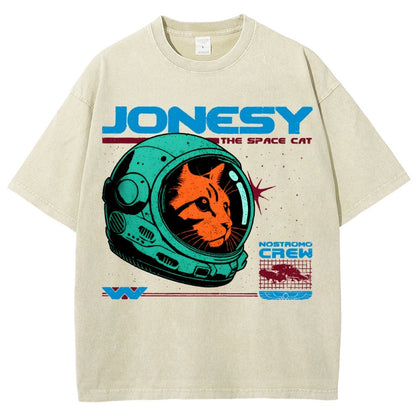 Jonesy The Space Cat Vintage Distressed T-shirt
