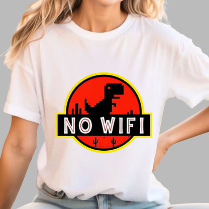 No Wifi！Geeky T-Shirt