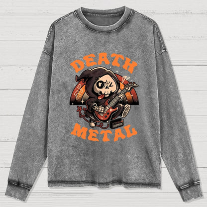 Death Metal Reaper Washed Long Sleeve Tee