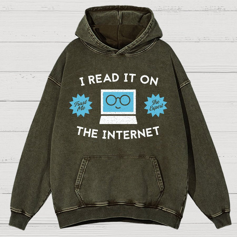 I'm An Internet Expert Vintage Distressed Hoodie
