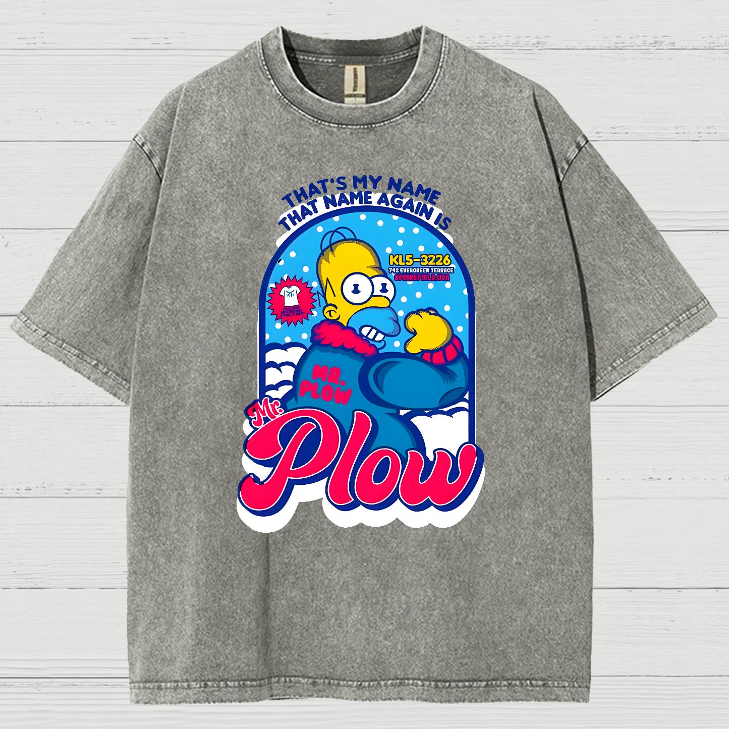 Mr. Plow Vintage Distressed T-shirt