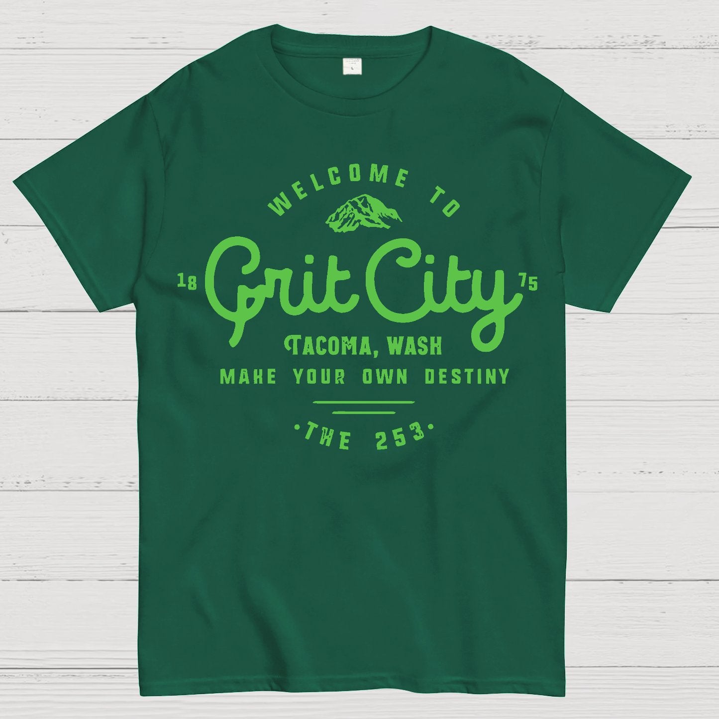 Grit City Tacoma Washington Geek T-Shirt