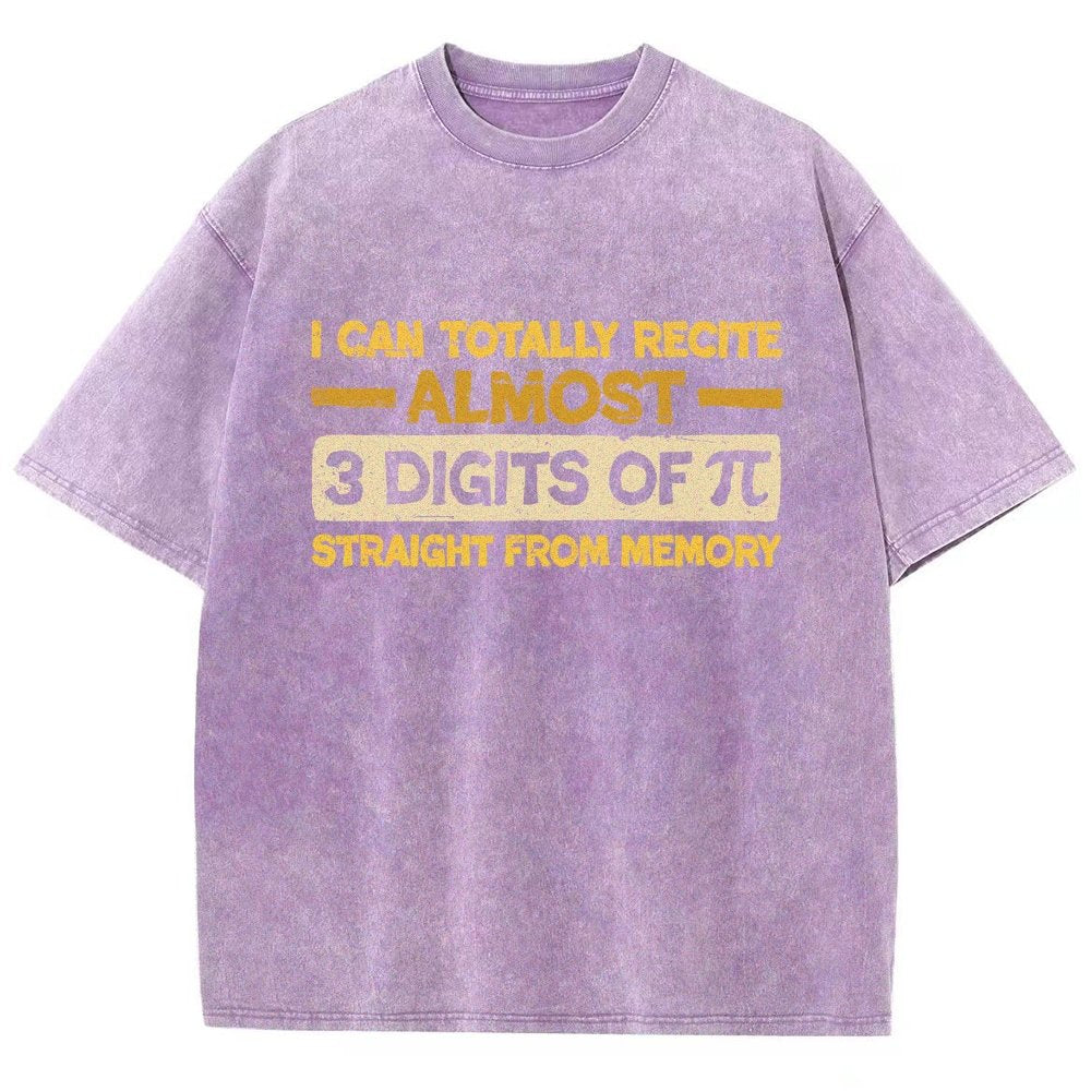 3 Digits Of Pi Vintage Distressed T-shirt