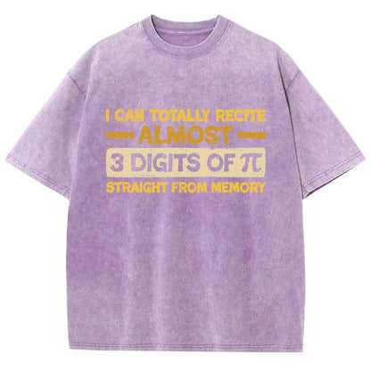 3 Digits Of Pi Vintage Distressed T-shirt