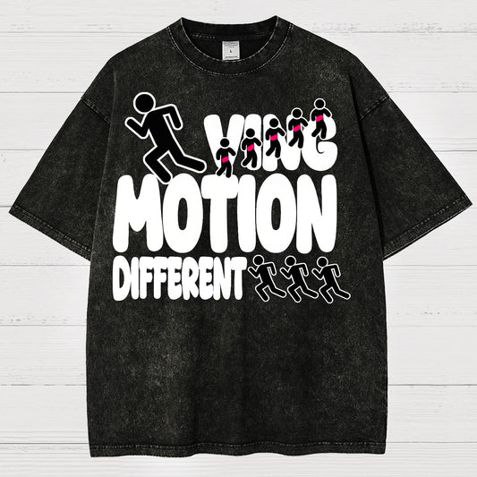 Ving Motion Different Funny Vintage Distressed T-shirt