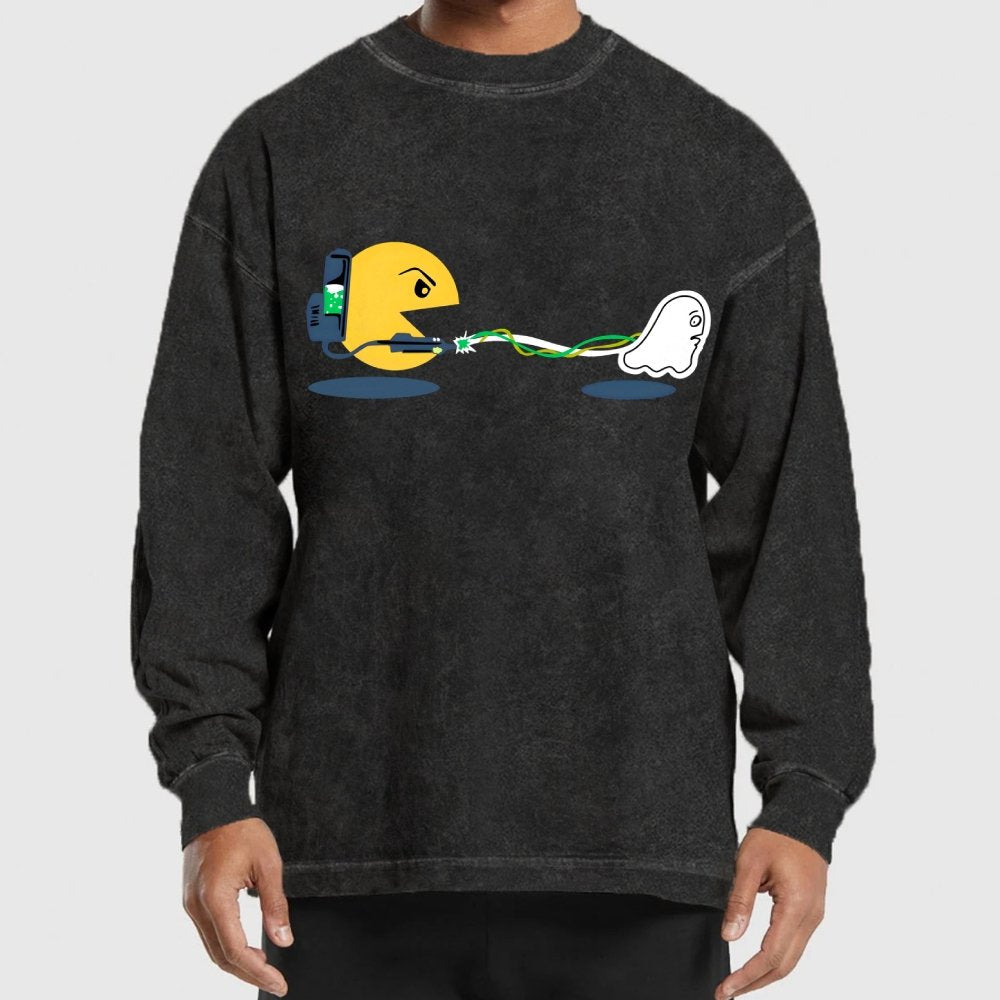 Ghost Catcher Washed Long Sleeve Tee