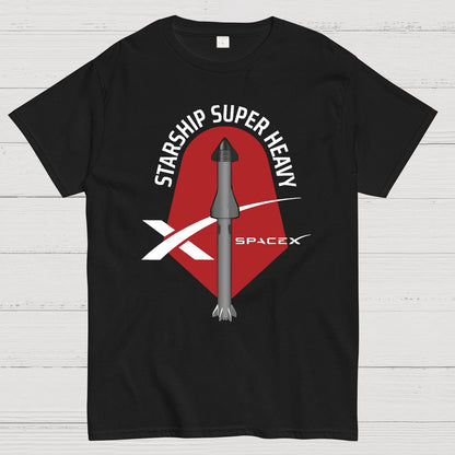 SpaceX Starship Rocket Geek T-Shirt