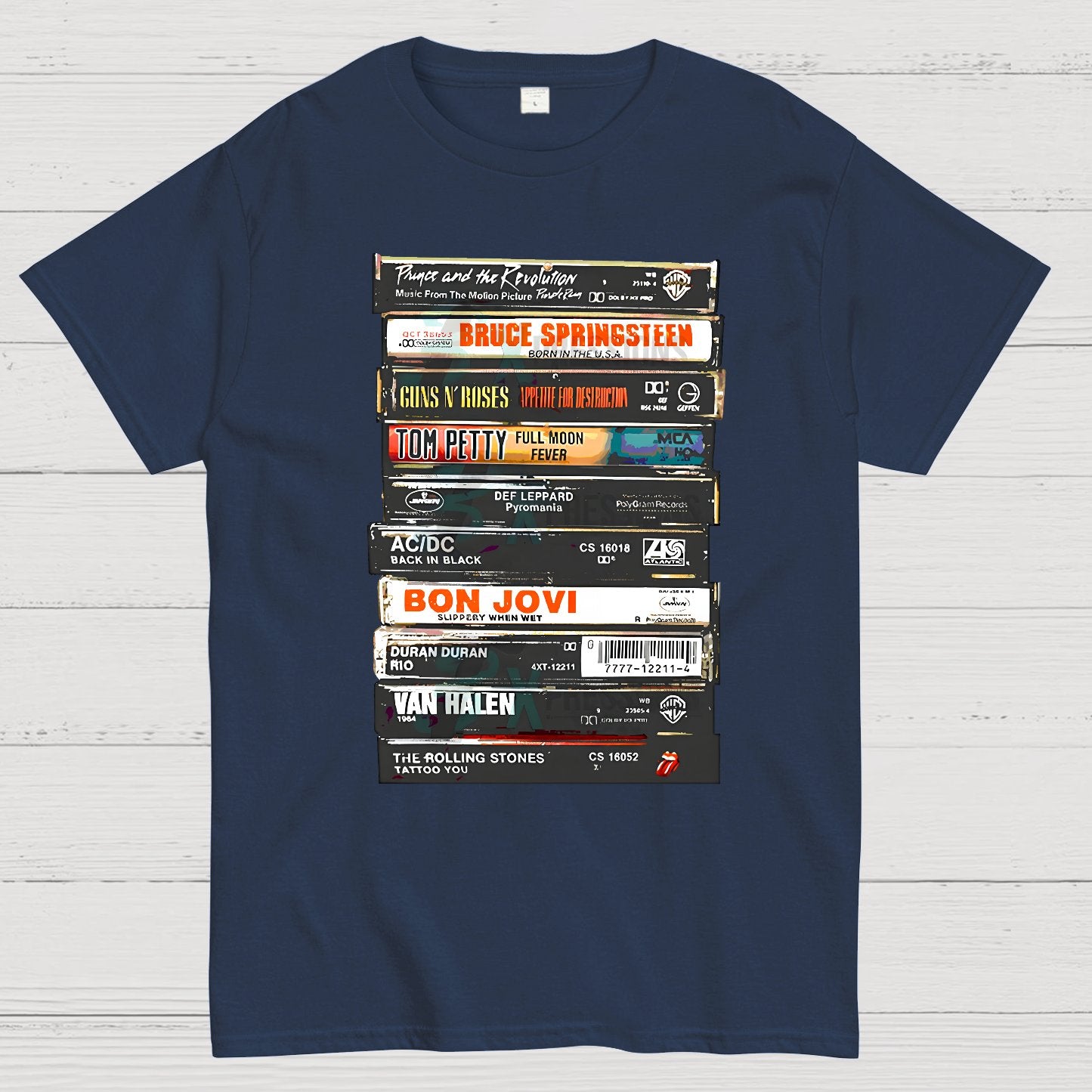 Vintage Rock Cassettes Geek T-Shirt