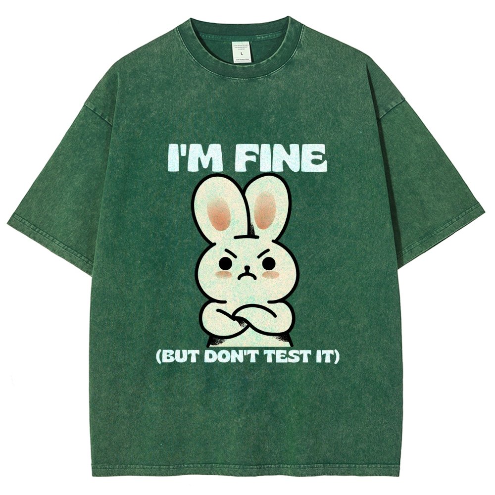 I'm Fine... Vintage Distressed T-shirt