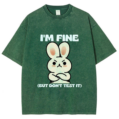 I'm Fine... Vintage Distressed T-shirt