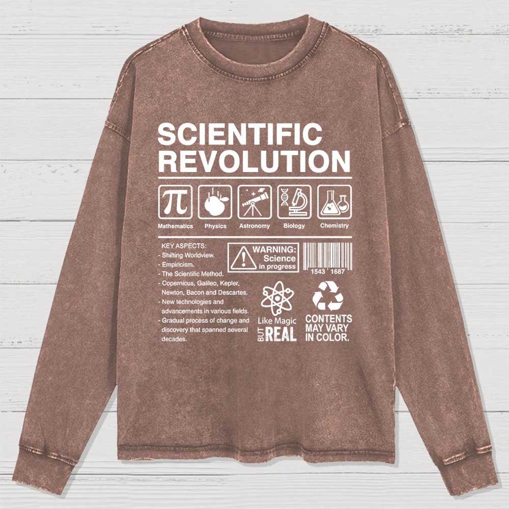Scientific Revolution Washed Long Sleeve Tee