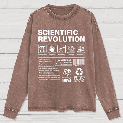 Scientific Revolution Washed Long Sleeve Tee