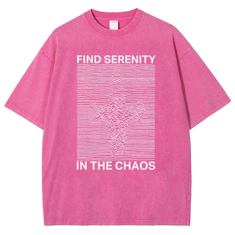 Serenity In Chaos Vintage Distressed T-shirt