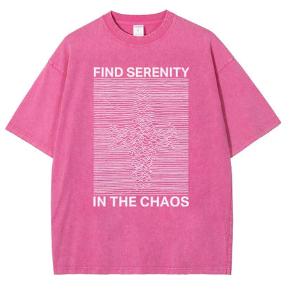 Serenity In Chaos Vintage Distressed T-shirt