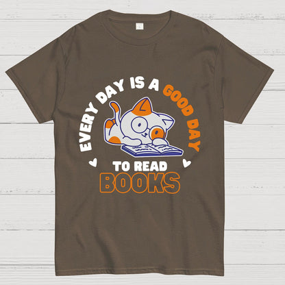 Every Day is a Good Day to Read Books Nerdy T-Shirt