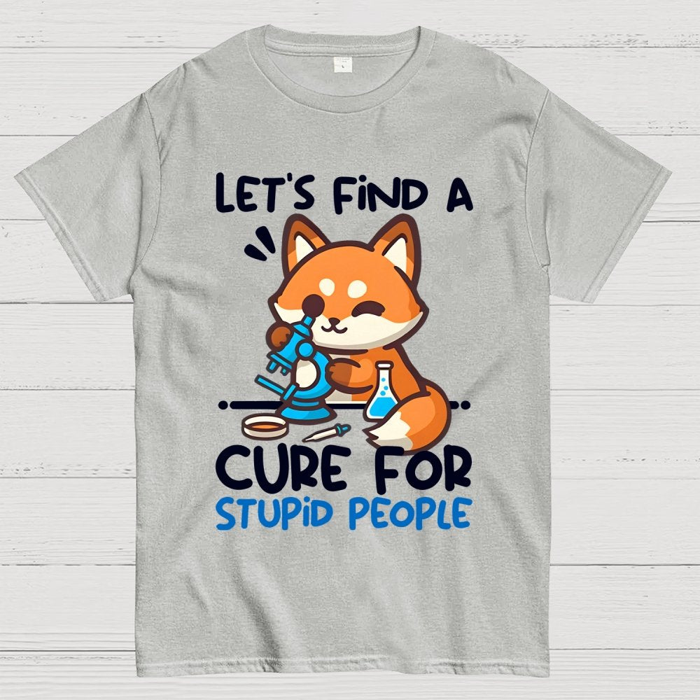Fox Cure For Stupid People Geek T-Shirt