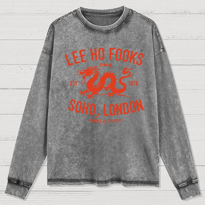Lee Ho Fooks Vintage Resto Washed Long Sleeve Tee