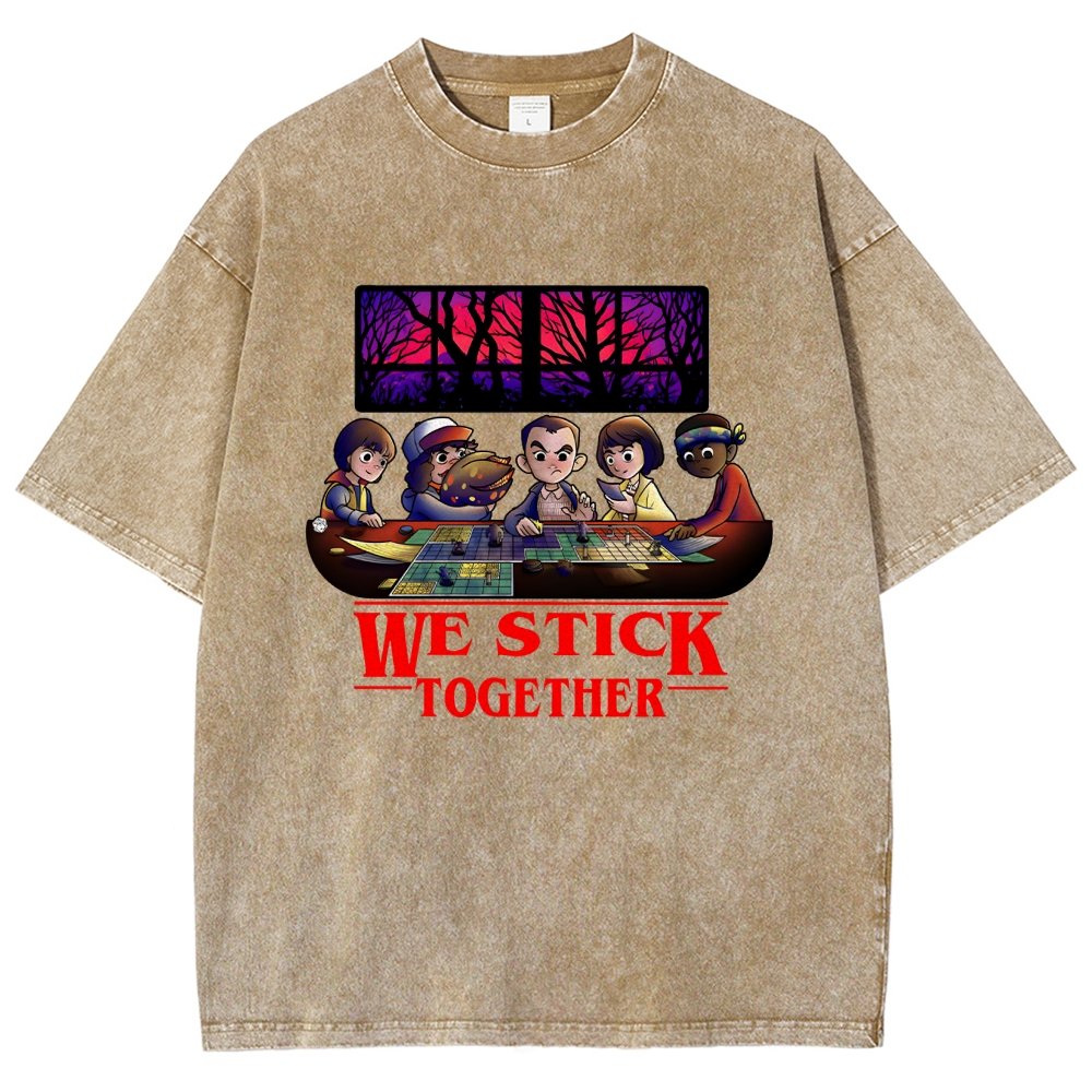 We Stick Together Vintage Distressed T-shirt