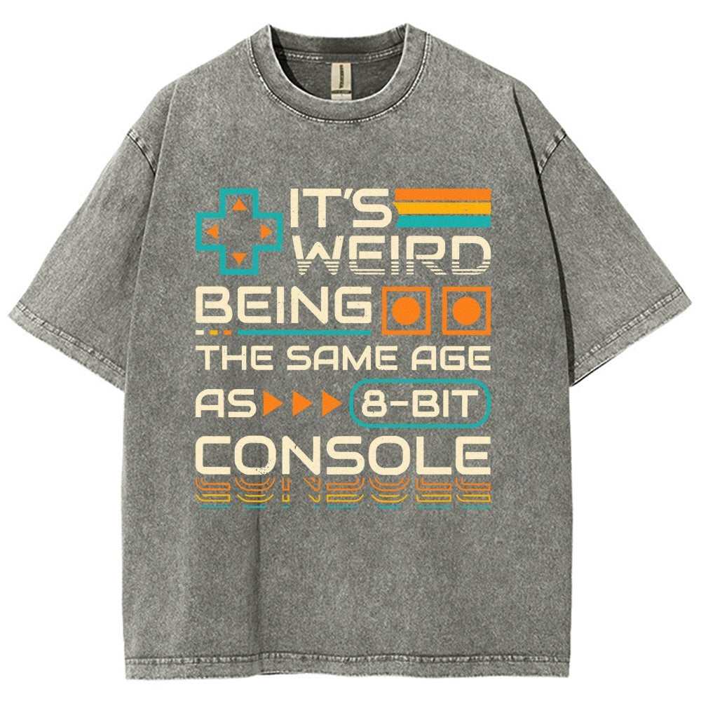 8-Bit Aged Vintage Distressed T-shirt