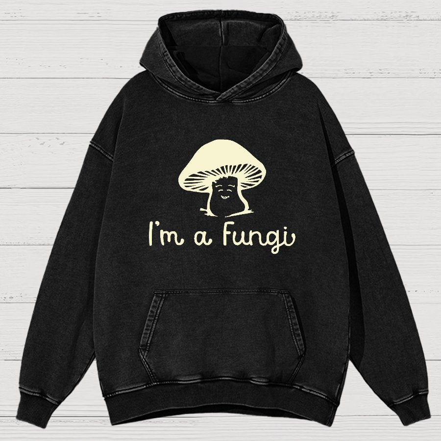 Funny Mushrooms Humor Vintage Distressed Hoodie