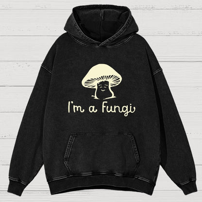 Funny Mushrooms Humor Vintage Distressed Hoodie